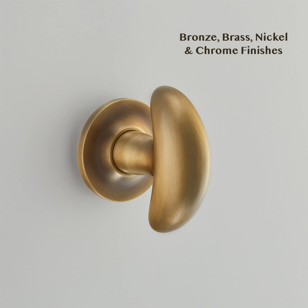 Crescent Door Knob on a Covered Rose