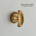 Crescent Door Knob on a Covered Rose