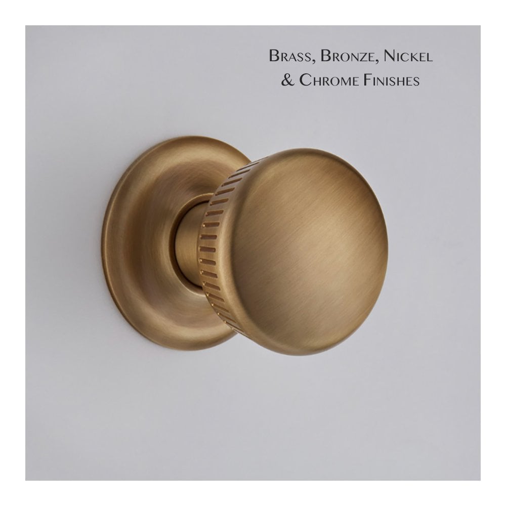 Brooklands Door Knob on a Covered Rose