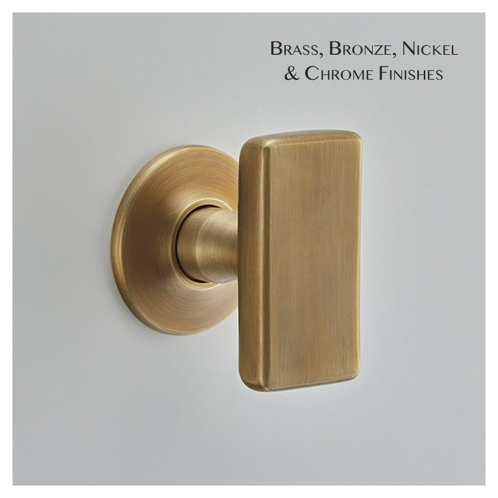Capital Door Knob on a Covered Rose