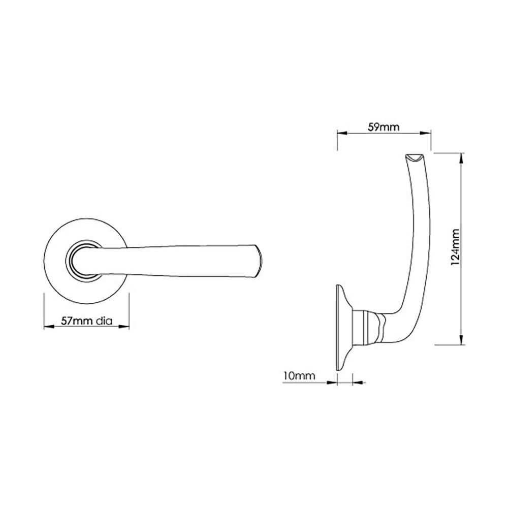 Floe Lever on a Covered Rose