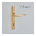 Celeste Multipoint Lever on Arch Backplate