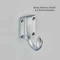Bevelled Edge Wardrobe Hook