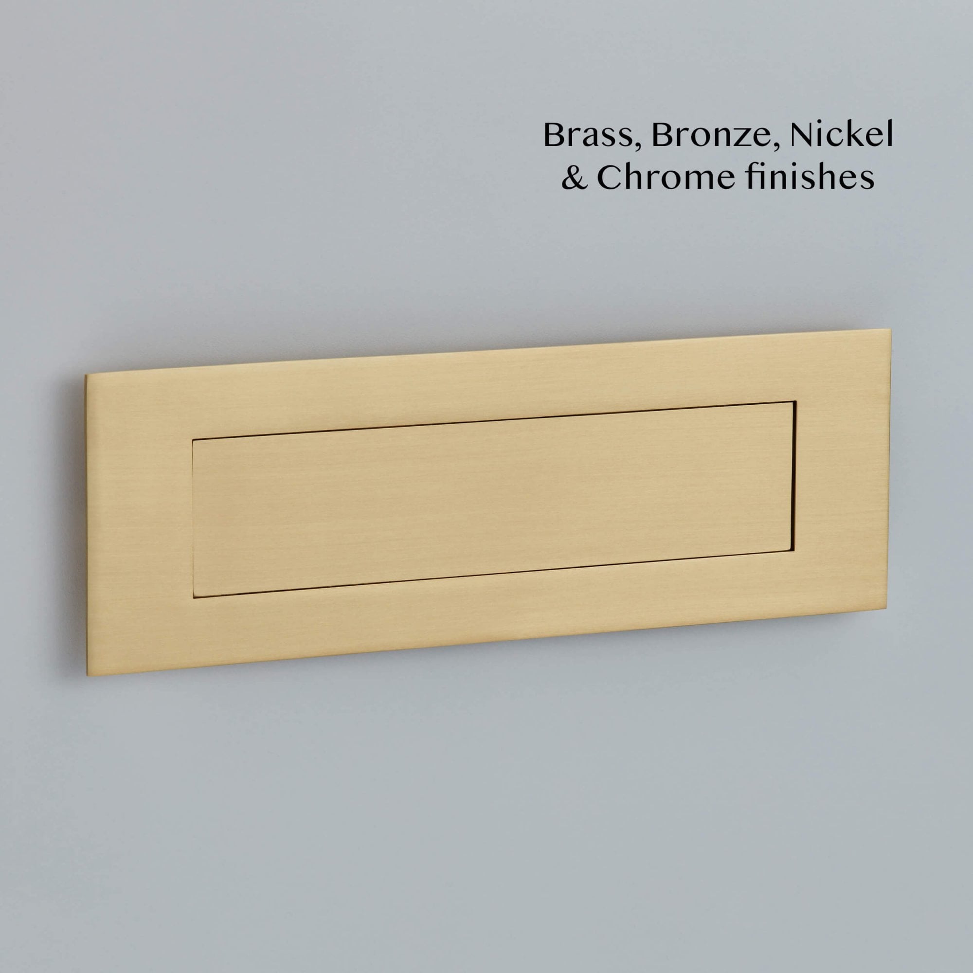 Flush Letter Plate