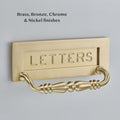 Engraved Letter Plate with Pull Handle