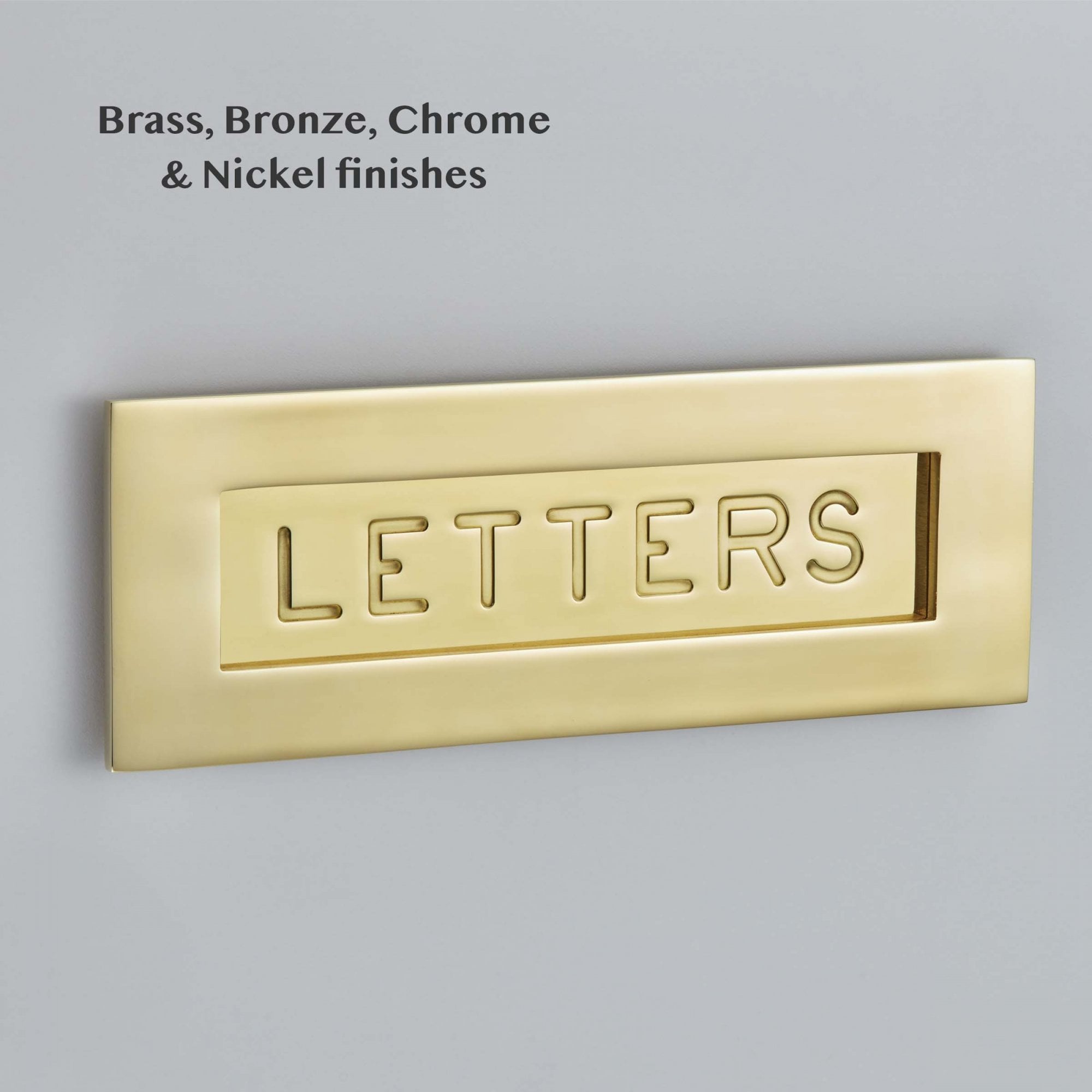 Engraved Letter Plate