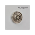 Raised Edge Round Bell Push - Concealed Fix