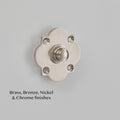 Quatrefoil Bell Push