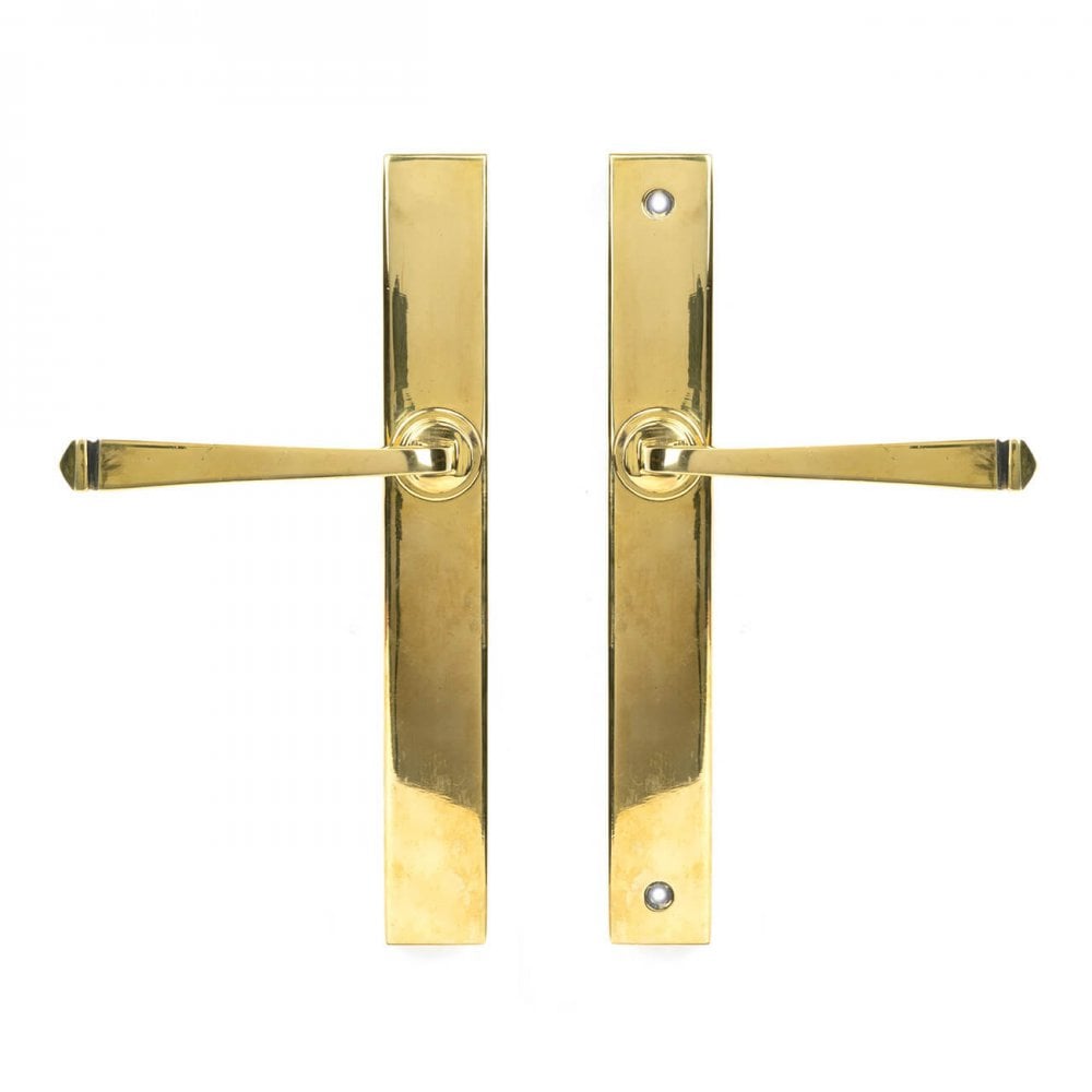 Avon Aged Brass Espagnolette Lock Set