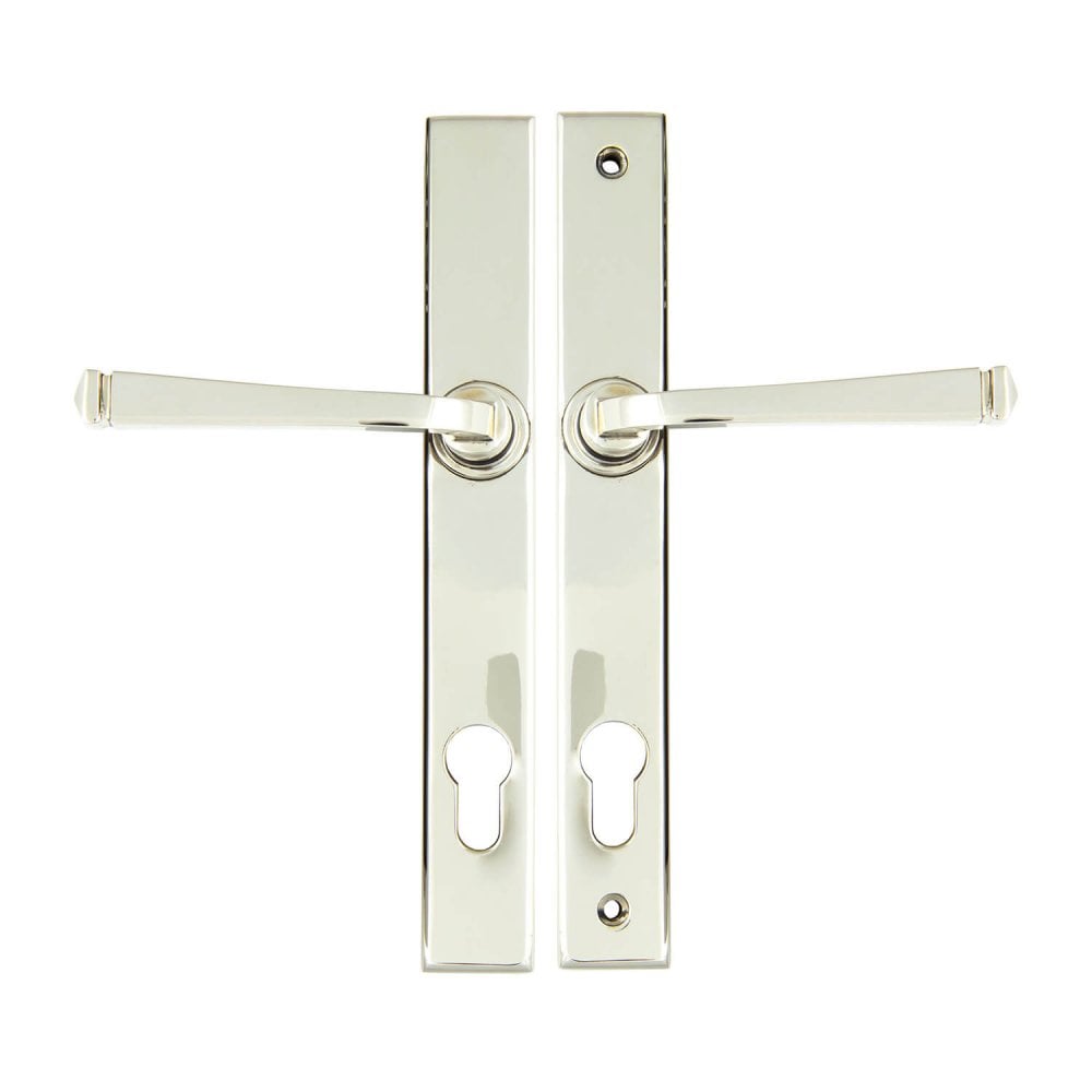 Avon Polished Nickel Espagnolette Lock Set