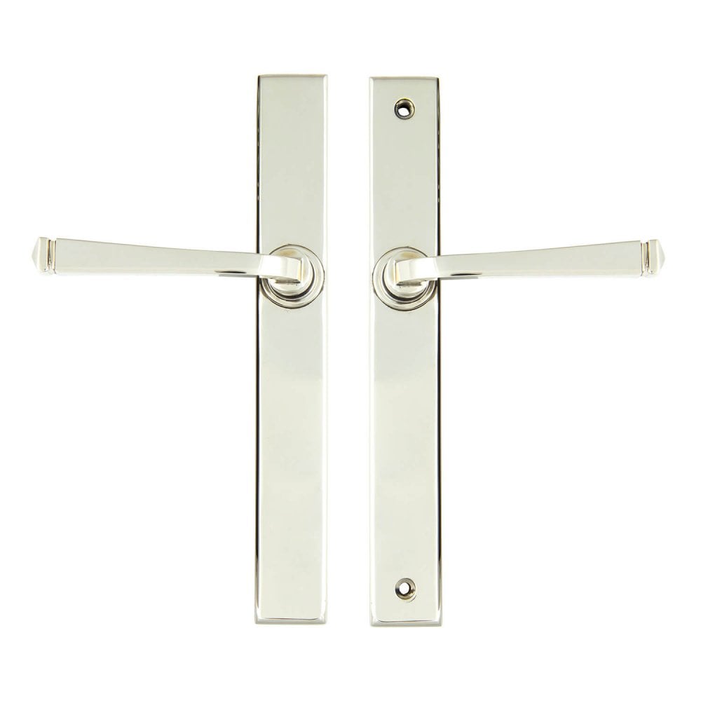 Avon Polished Nickel Espagnolette Lock Set