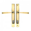 Avon Polished Brass Espagnolette Lock Set