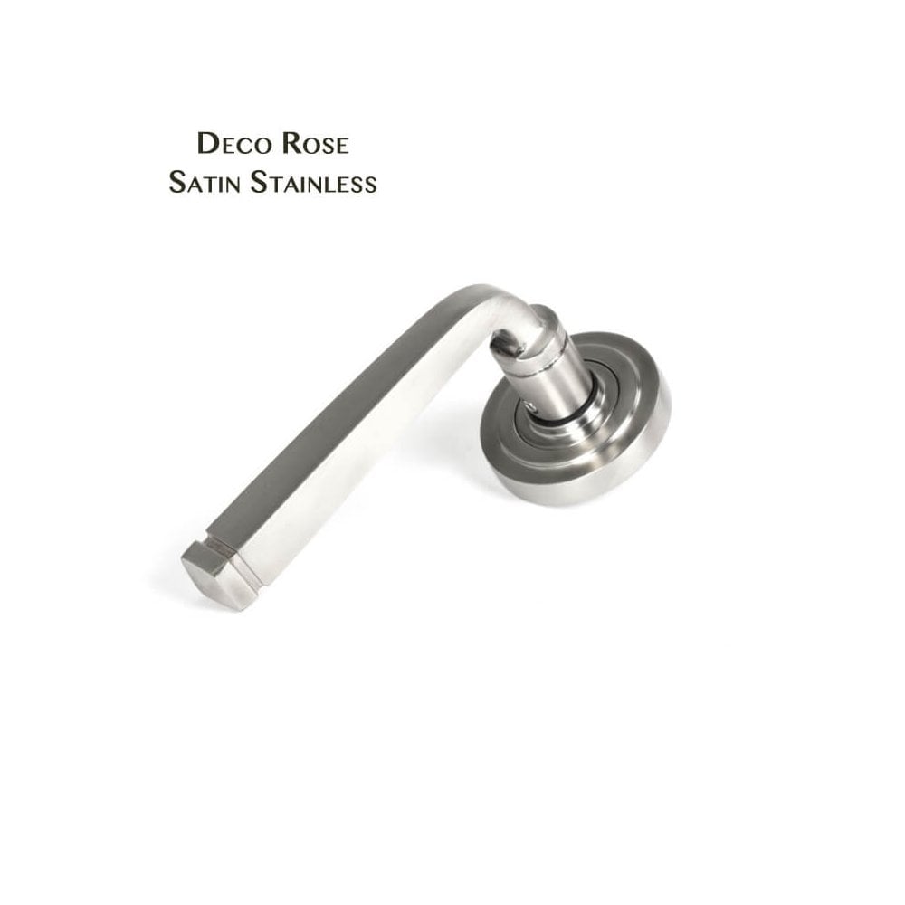 Marine Stainless Avon Lever on Rose Set