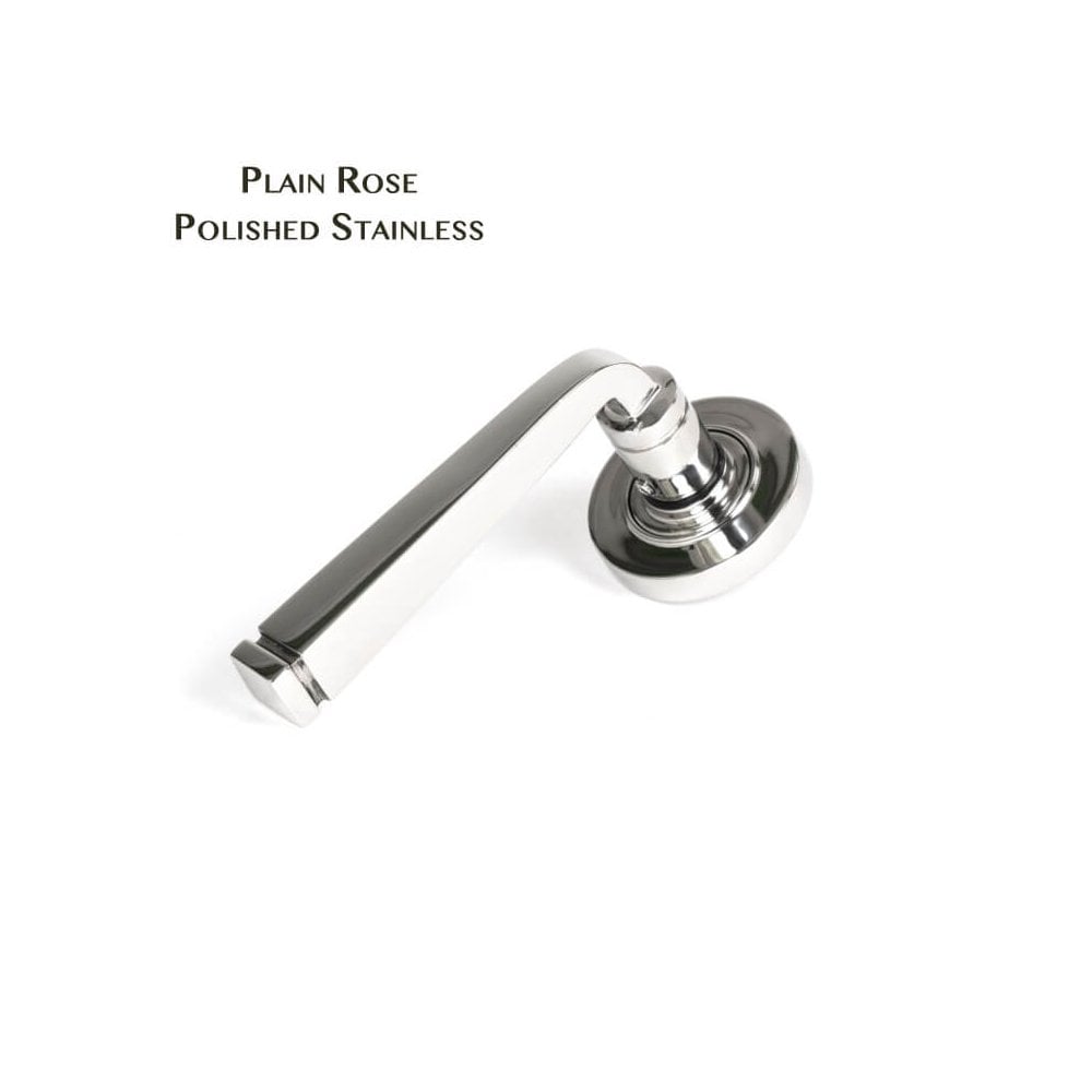 Marine Stainless Avon Lever on Rose Set