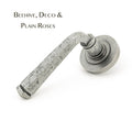 Pewter Avon Lever on Rose Set
