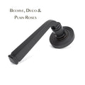 Aged Bronze Avon Lever on Rose Set