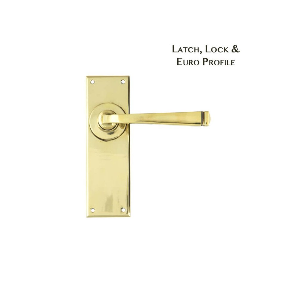 Aged Brass Avon Lever Handles
