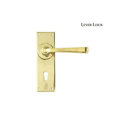 Aged Brass Avon Lever Handles