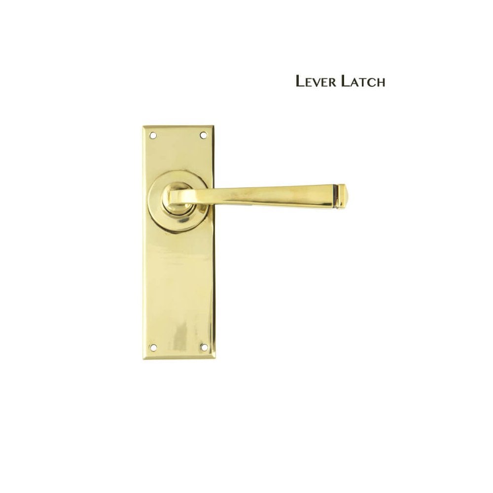 Aged Brass Avon Lever Handles