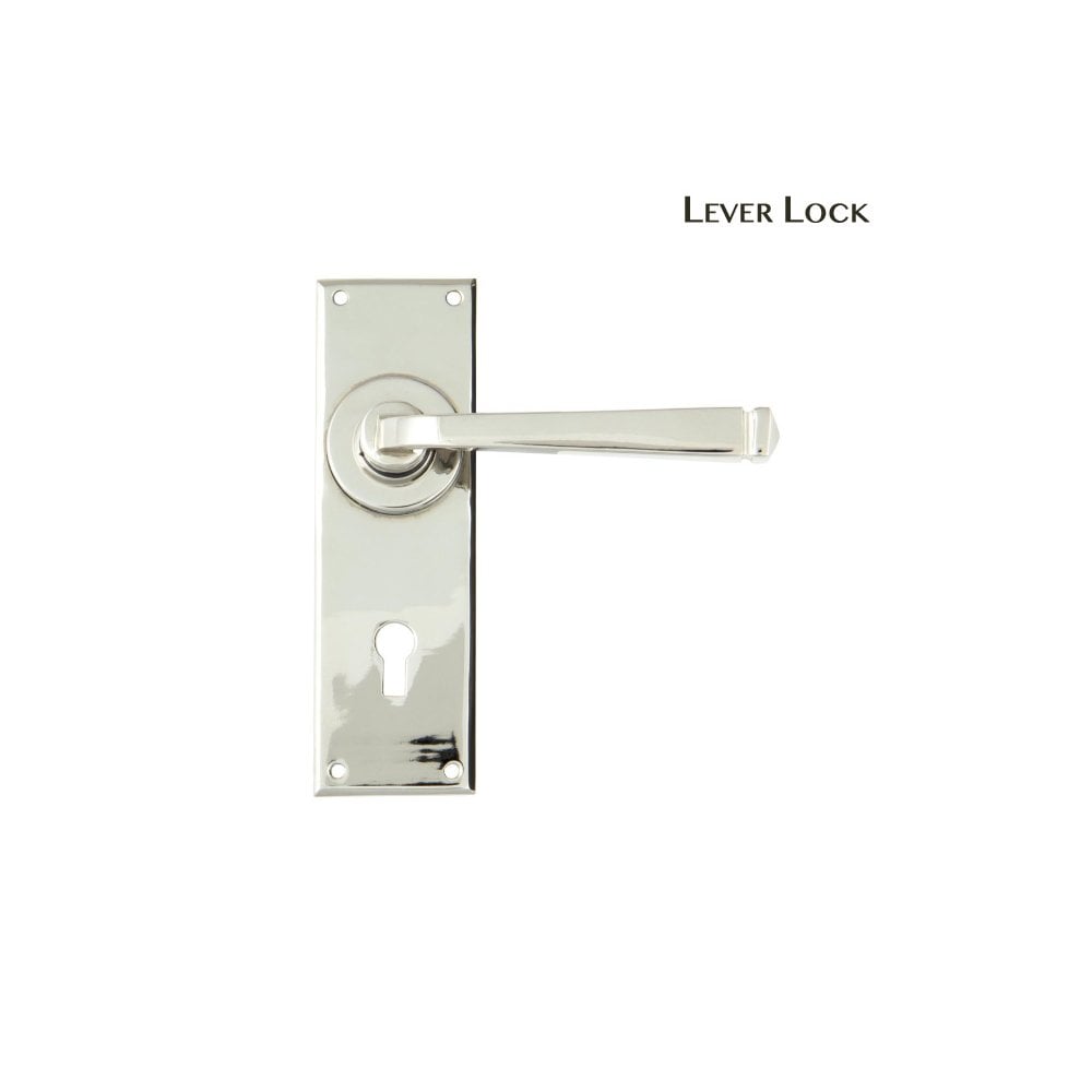 Polished Nickel Avon Lever Handles