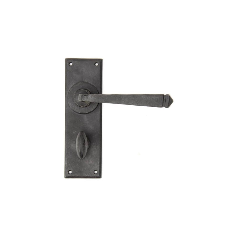 External Beeswax Avon Bathroom Lever Handles