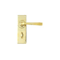 Aged Brass Avon Bathroom Lever Handles