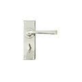 Polished Nickel Avon Bathroom Lever Handles
