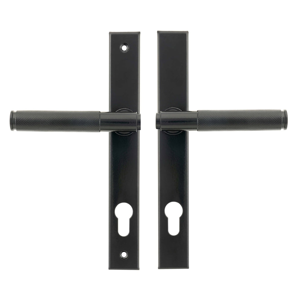Brompton Black Slimline Espagnolette Lock Set