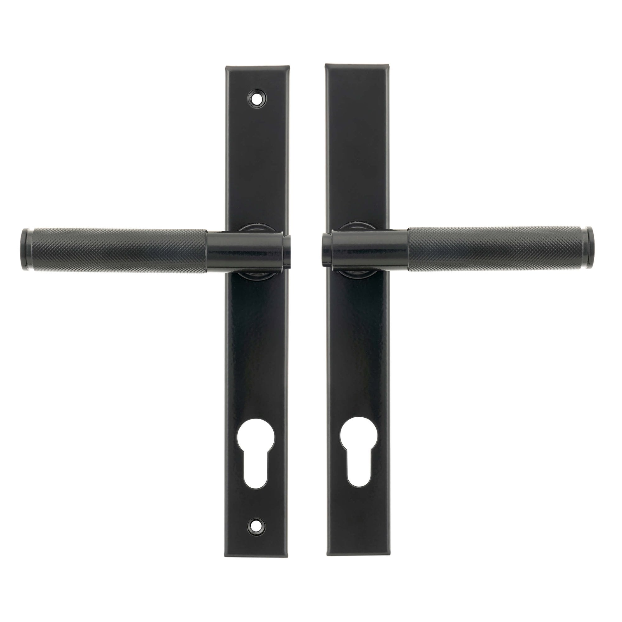 Brompton Black Slimline Espagnolette Lock Set