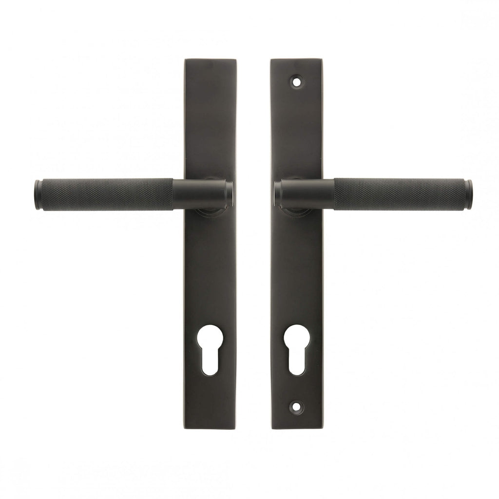 Brompton Aged Bronze Slimline Espagnolette Lock Set