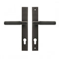 Brompton Aged Bronze Slimline Espagnolette Lock Set