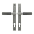 Brompton Pewter Slimline Espagnolette Lock Set