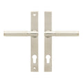 Polished Nickel Brompton Slimline Espagnolette Lock Set