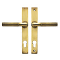 Brompton Aged Brass Espagnolette Lock Set