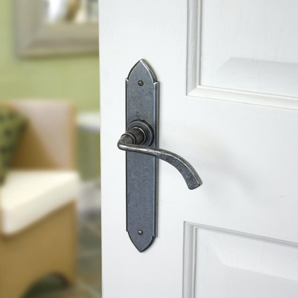 Gothic Curved Lever Range - Black or Pewter