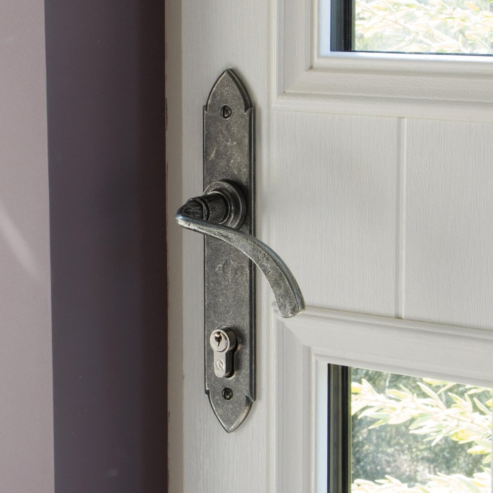Gothic Curved Lever Range - Black or Pewter