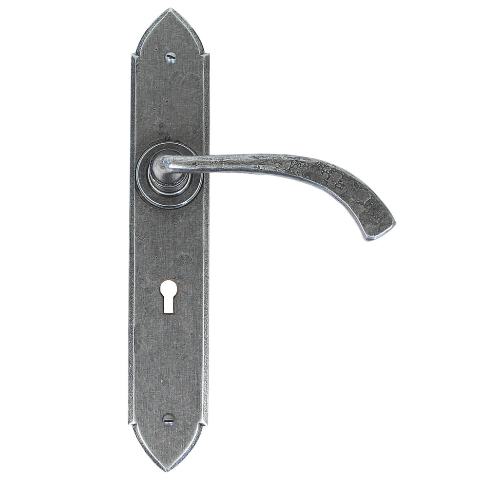 Gothic Curved Lever Range - Black or Pewter