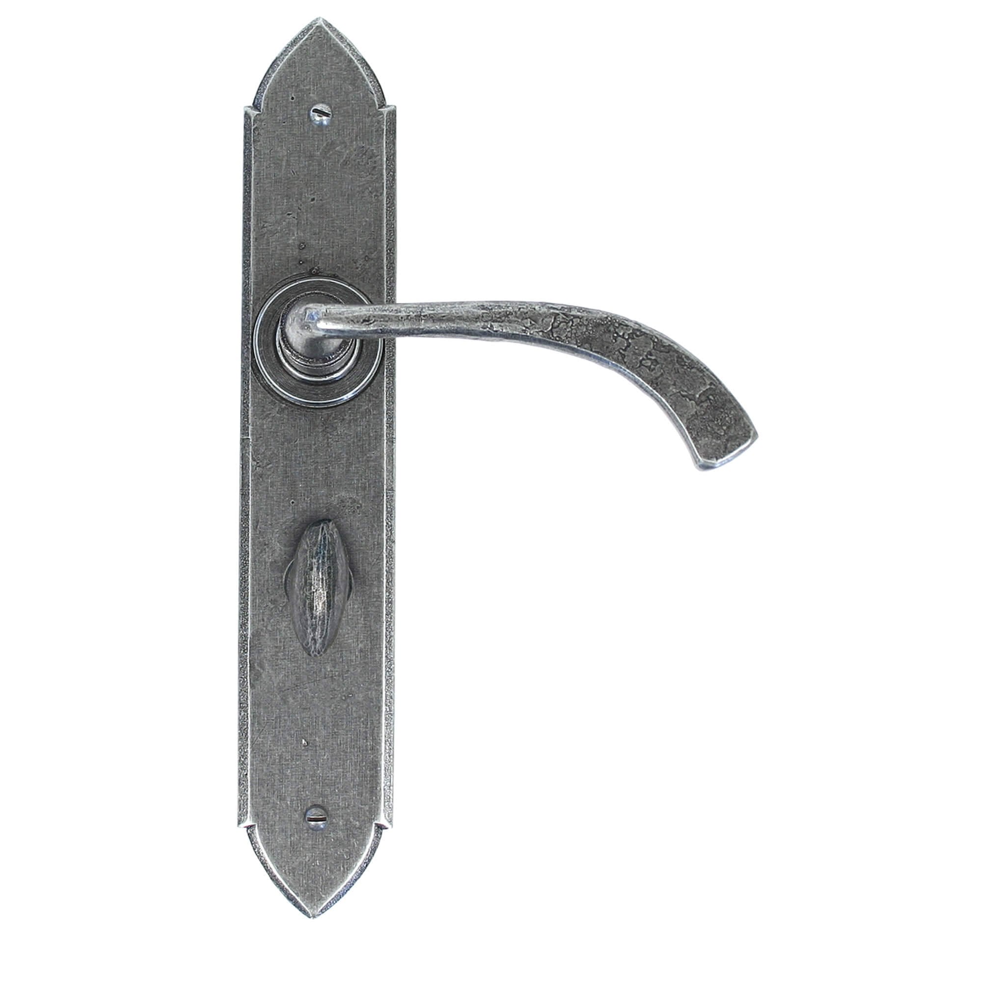 Gothic Curved Lever Range - Black or Pewter