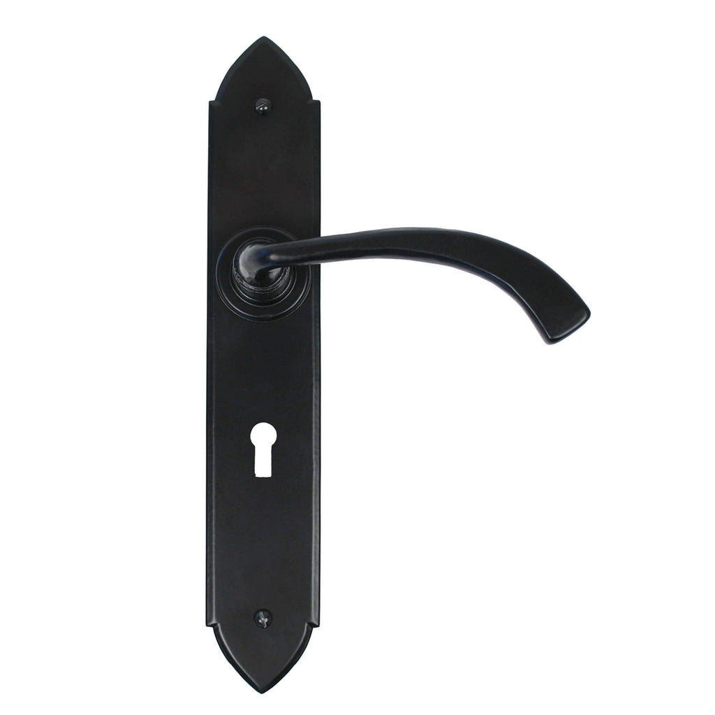 Gothic Curved Lever Range - Black or Pewter
