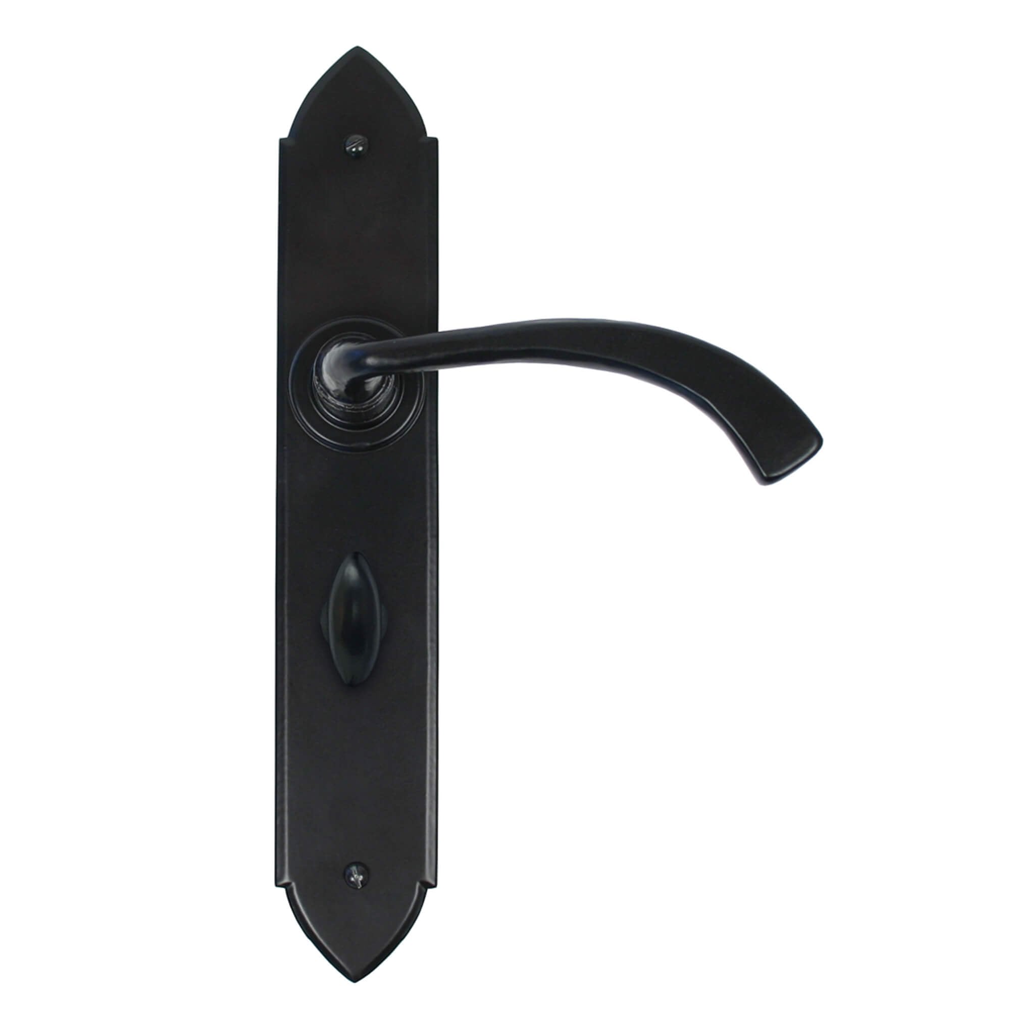 Gothic Curved Lever Range - Black or Pewter
