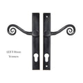 Black Monkey Tail Espagnolette Lock Set