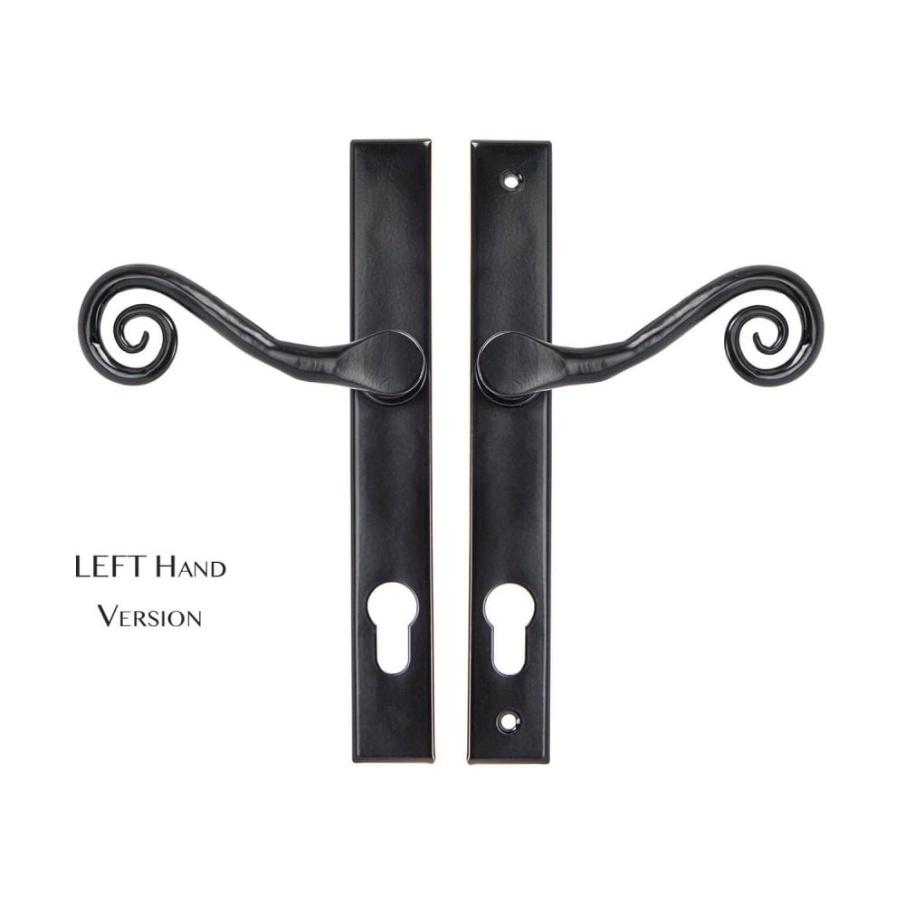 Black Monkey Tail Espagnolette Lock Set