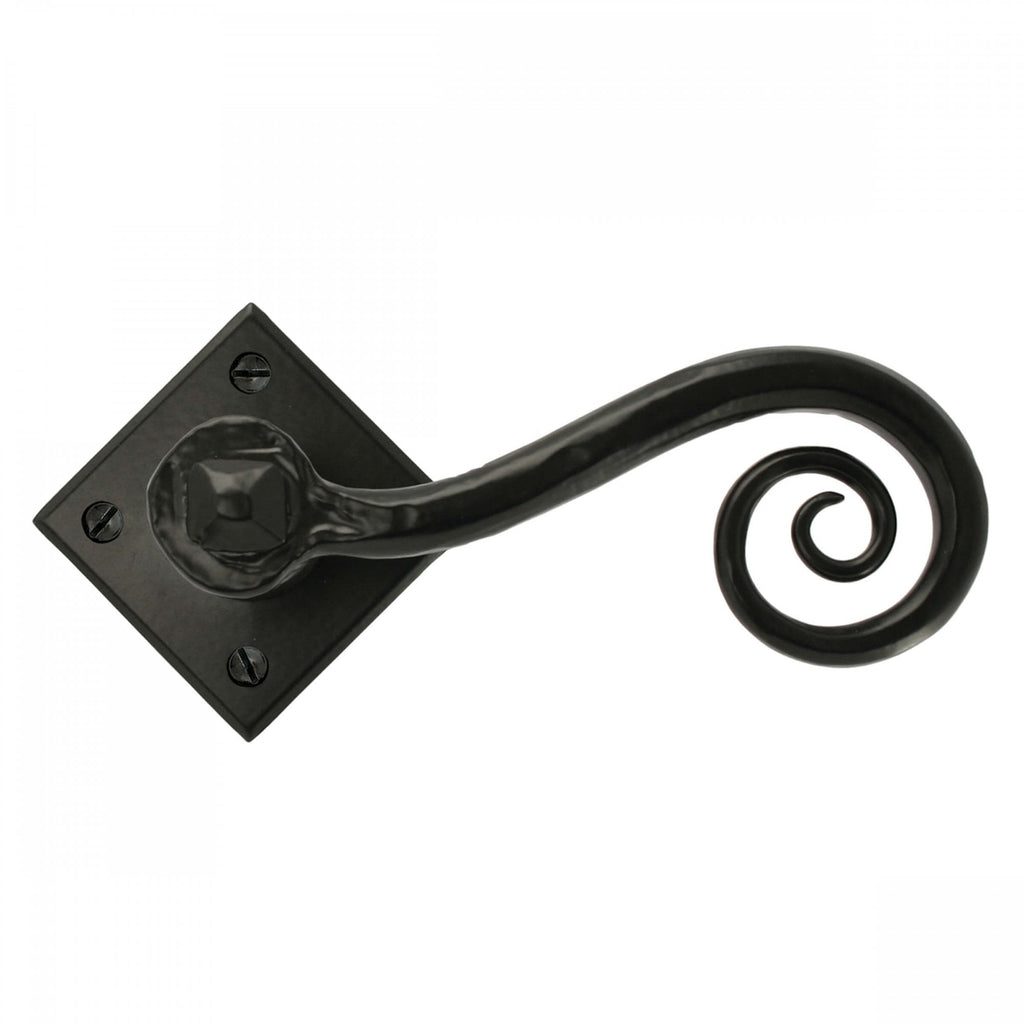Black Monkey Tail Lever on Rosette