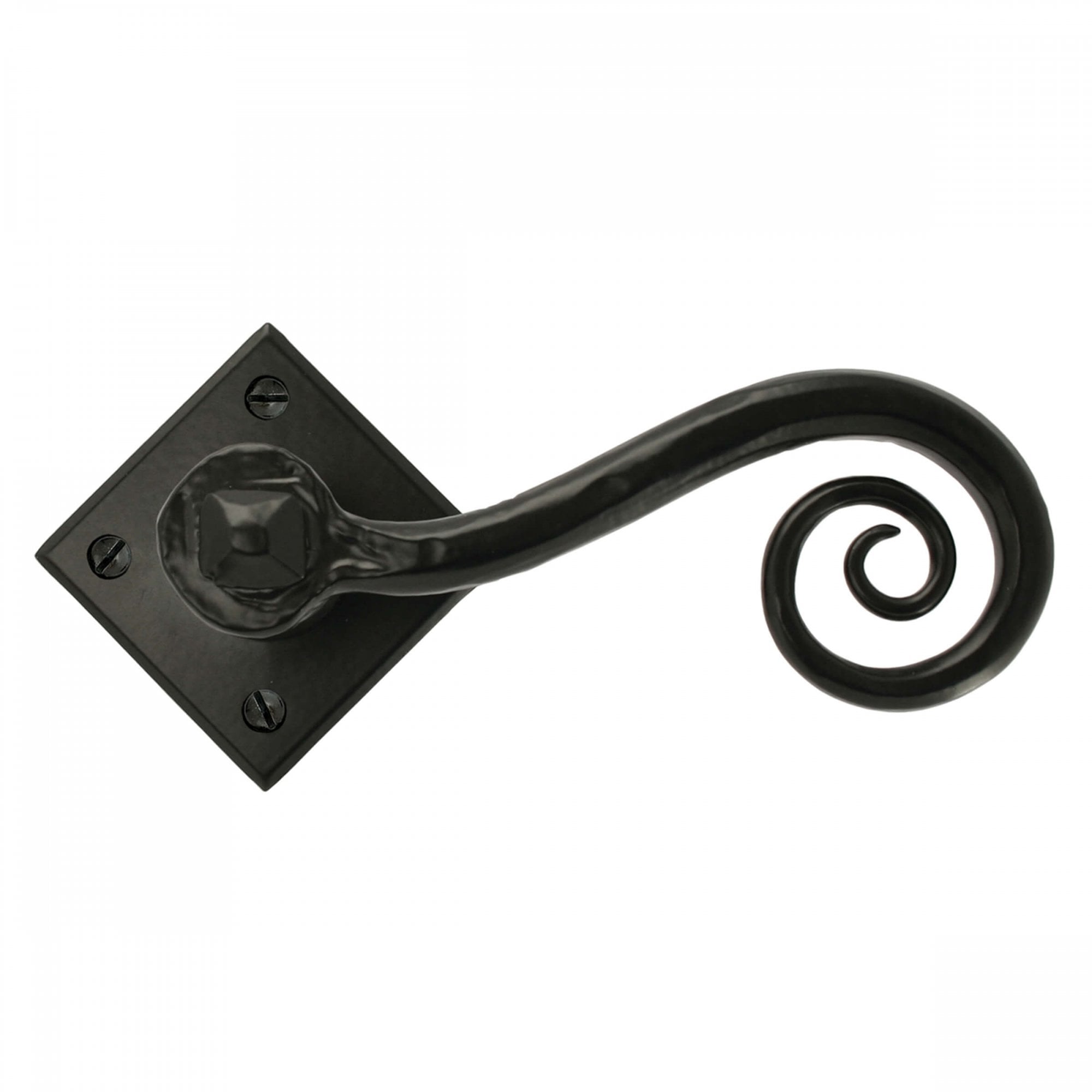 Black Monkey Tail Lever on Rosette