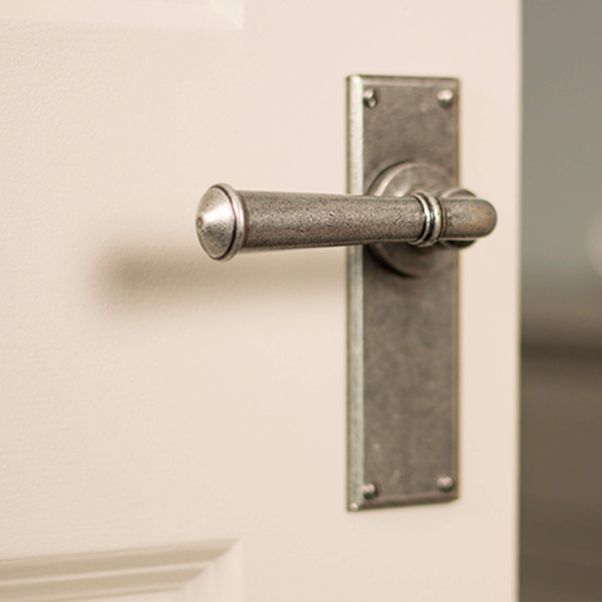 Pewter Regency Lever Handles