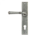 Pewter Regency Espagnolette Lock Set