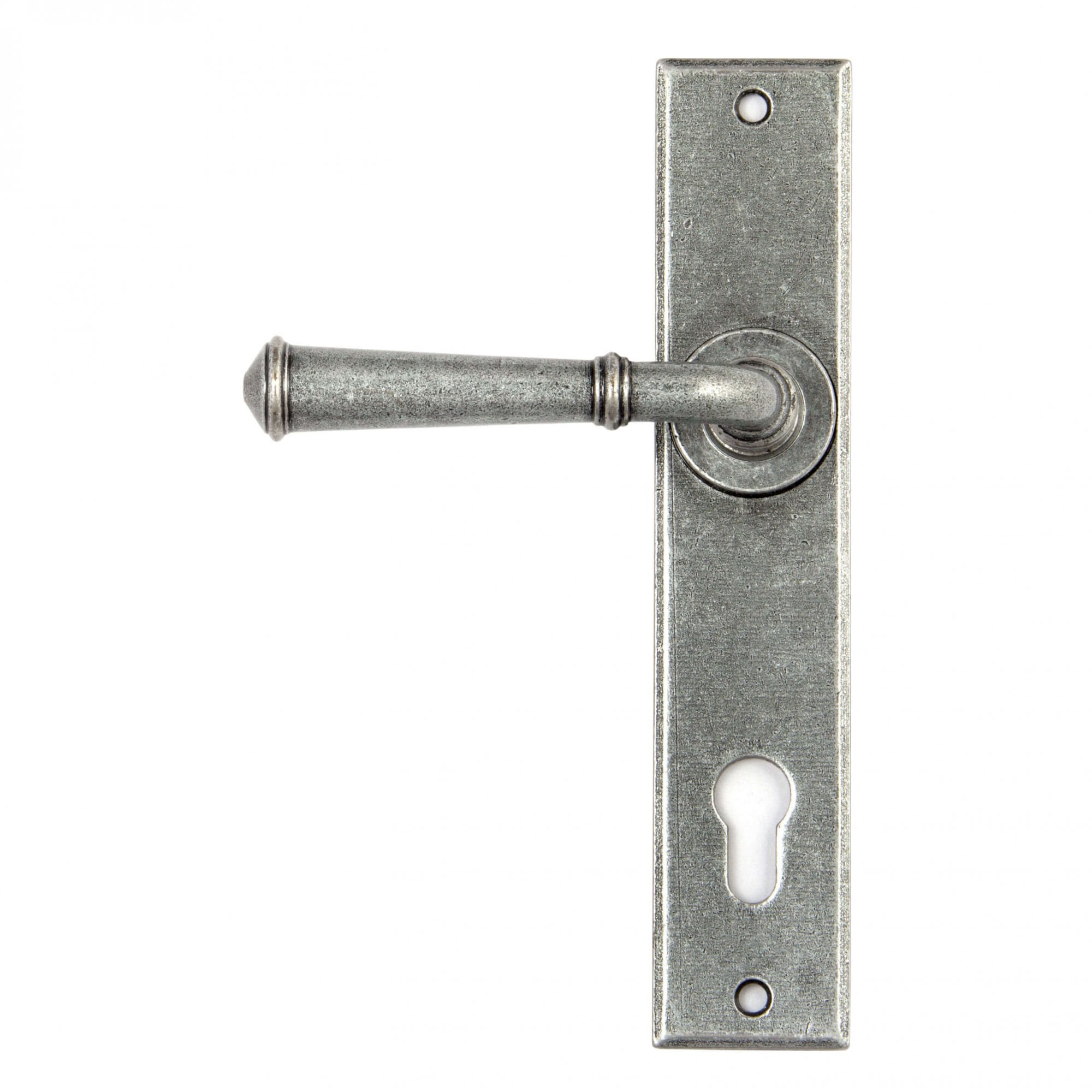 Pewter Regency Espagnolette Lock Set