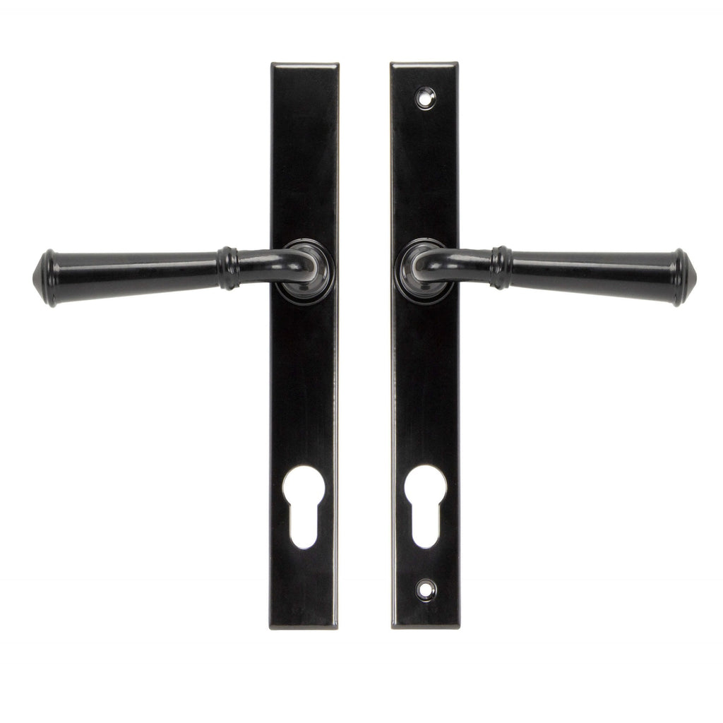 Black Regency Espagnolette Lock Set