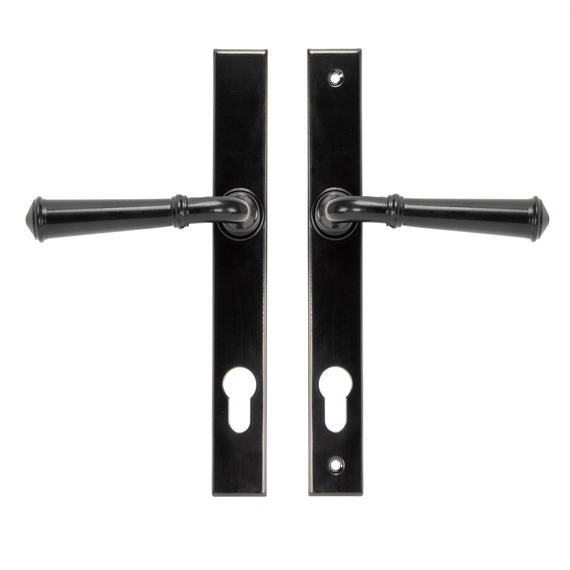 Black Regency Espagnolette Lock Set