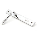 Polished Chrome Reeded Espagnolette Lock Set